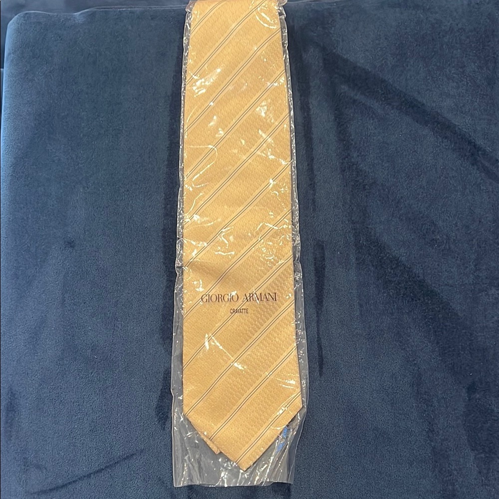 Giorgio Armani Gold Men's Tie ✨New✨
